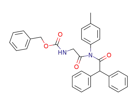 benzyl N-[2-(N-(2,2-diphenylacetyl)-4-methylanilino)-2-oxoethyl]carbamate