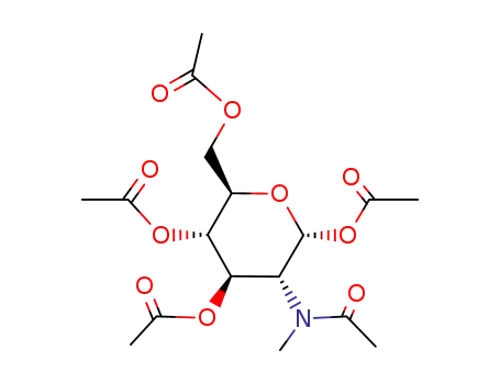 tetra-<i>O</i>-acetyl-2-(acetyl-methyl-amino)-2-deoxy-α-D-glucopyranose