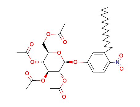 (4-nitro-3-pentadecyl-phenyl)-(tetra-<i>O</i>-acetyl-β-D-glucopyranoside)