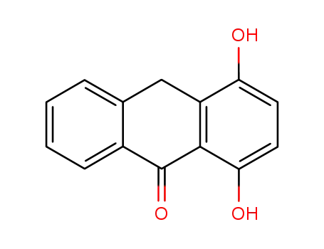 9(10H)-Anthracenone, 1,4-dihydroxy-