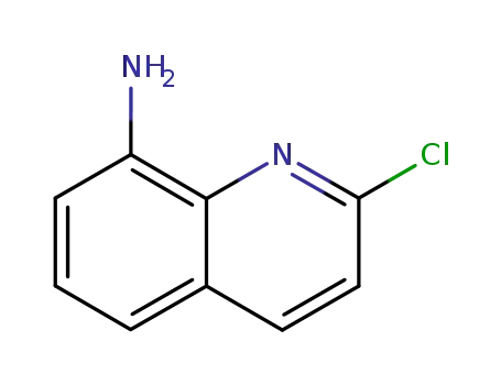 Molecular Structure of 7461-11-2 (2-chloroquinolin-8-aMine)