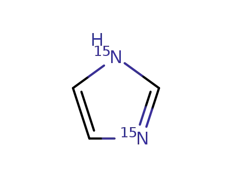 Molecular Structure of 74362-46-2 (IMIDAZOLE-15N2)