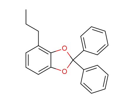 Molecular Structure of 7461-71-4 (2,2-diphenyl-4-propyl-1,3-benzodioxole)