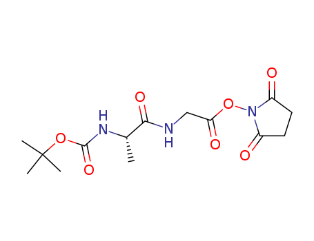 2,5-Dioxo-1-pyrrolidinyl N-{[(2-methyl-2-propanyl)oxy]carbonyl}-L -alanylglycinate