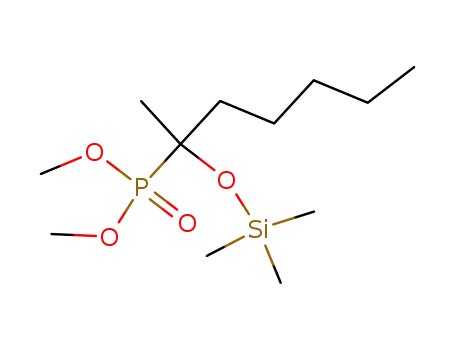 Phosphonic acid, [1-methyl-1-[(trimethylsilyl)oxy]hexyl]-, dimethyl ester