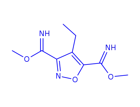 Molecular Structure of 749216-94-2 (3,5-Isoxazoledicarboximidicacid,4-ethyl-,dimethylester(9CI))