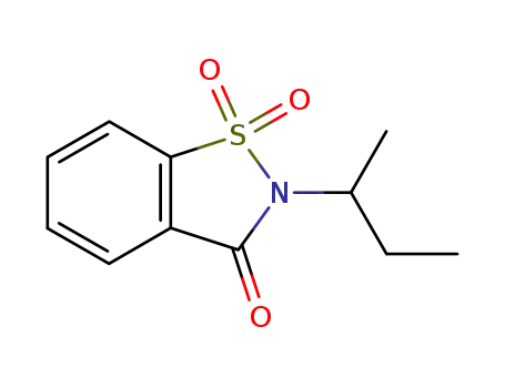Molecular Structure of 7499-97-0 (2-(2-methylpropyl)-1,2-benzothiazol-3(2H)-one 1,1-dioxide)