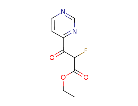 ethyl 2-fluoro-3-oxo-3-pyrimidin-4-ylpropanoate