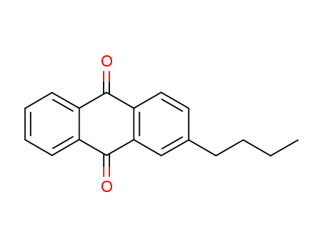 Molecular Structure of 7504-51-0 (2-Butyl-9,10-anthraquinone)