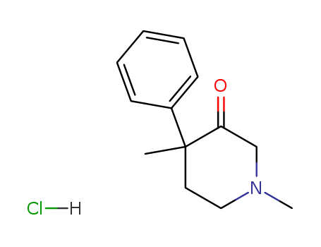3-Piperidinone,1,4-dimethyl-4-phenyl-, hydrochloride (1:1) cas  7504-47-4