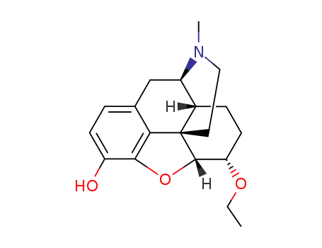 Molecular Structure of 7505-40-0 (4,5α-Epoxy-6α-ethoxy-17-methylmorphinan-3-ol)