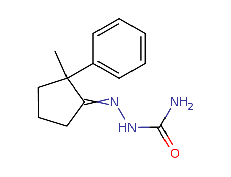 Hydrazinecarboxamide,2-(2-methyl-2-phenylcyclopentylidene)- cas  7498-71-7