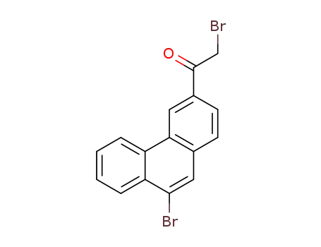 Molecular Structure of 7512-79-0 (2-bromo-1-(9-bromophenanthren-3-yl)ethanone)