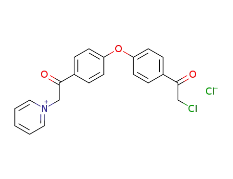 1-[4-(4-chloroacetyl-phenoxy)-phenacyl]-pyridinium; chloride