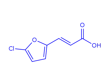 3<i>t</i>-(5-chloro-[2]furyl)-acrylic acid