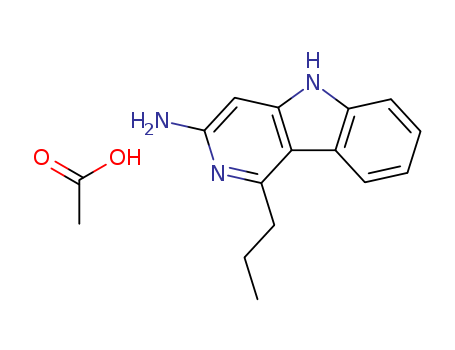 3-AMINO-1-PROPYL-5H-PYRIDO[4,3-B]INDOLE ACETATE