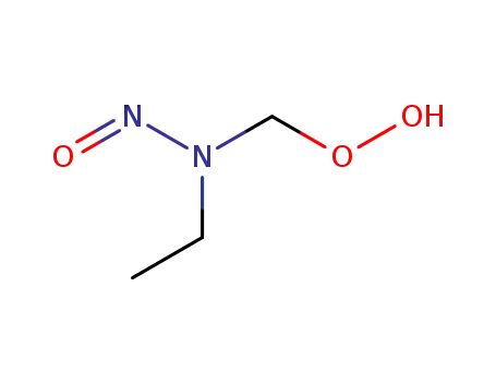 Molecular Structure of 74955-22-9 ([ethyl(nitroso)amino]methyl hydroperoxide)