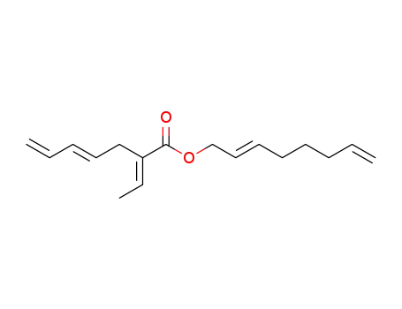 (E)-2-Eth-(E)-ylidene-hepta-4,6-dienoic acid (E)-octa-2,7-dienyl ester
