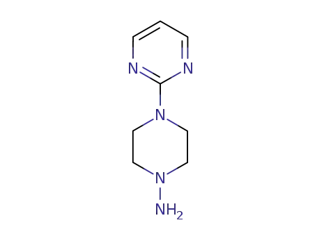 Molecular Structure of 750510-52-2 (1-Piperazinamine,4-(2-pyrimidinyl)-(9CI))