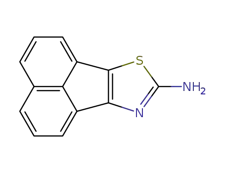 Molecular Structure of 7496-68-6 (7-THIA-9-AZA-CYCLOPENTA[A]ACENAPHTHYLEN-8-YLAMINE)