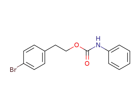 Molecular Structure of 7510-67-0 (2-(4-bromophenyl)ethyl phenylcarbamate)