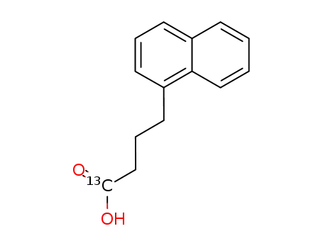4-(1-naphthyl)butanoic acid-1-13C