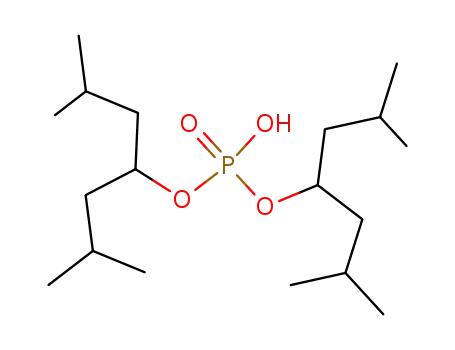 Molecular Structure of 7507-03-1 (Phosphoric acid bis(1-isobutyl-3-methylbutyl) ester)