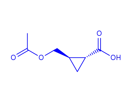 시클로프로판카르복실산, 2-[(아세틸옥시)메틸]-, (1R,2R)-rel-(9CI)