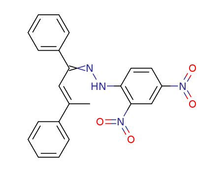 2-Buten-1-one,1,3-diphenyl-, (2,4-dinitrophenyl)hydrazone (8CI,9CI)