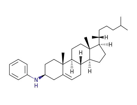 Molecular Structure of 7510-04-5 (5-CHOLESTEN-3BETA-[N-PHENYL]AMINE)