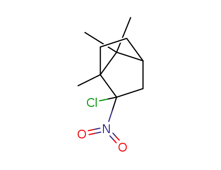 Molecular Structure of 75107-65-2 (2-chloro-1,7,7-trimethyl-2-nitrobicyclo[2.2.1]heptane)