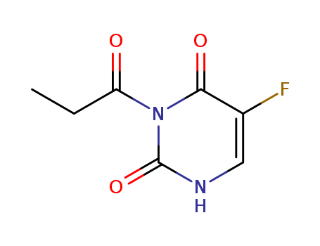 2,4(1H,3H)-Pyrimidinedione,5-fluoro-3-(1-oxopropyl)-