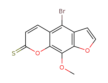 4-bromo-9-methoxy-7H-furo[3,2-g]chromene-7-thione