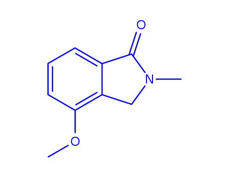 Molecular Structure of 750649-62-8 (1H-Isoindol-1-one,2,3-dihydro-4-methoxy-2-methyl-(9CI))