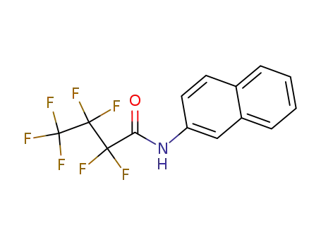 Molecular Structure of 582-00-3 (heptafluoro-butyric acid-[2]naphthylamide)