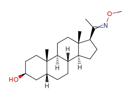 3β-Hydroxy-5β-pregnan-20-one (O-methyl oxime)