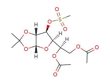 [2-acetyloxy-2-(7,7-dimethyl-4-methylsulfonyloxy-2,6,8-trioxabicyclo[3.3.0]oct-3-yl)ethyl] acetate cas  7512-01-8