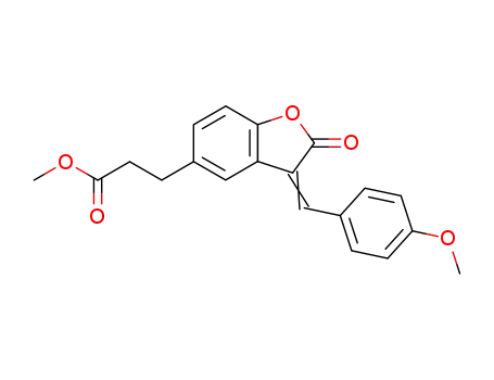 2,3-디히드로-3-[(4-메톡시페닐)메틸렌]-2-옥소-5-벤조푸란프로판산 메틸 에스테르