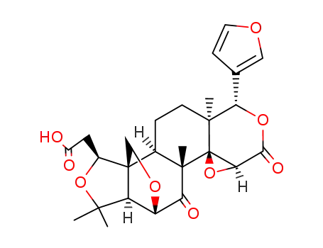 Molecular Structure of 751-49-5 (19-Deoxy-6β,19-epoxylimonoic acid 16,17-lactone)