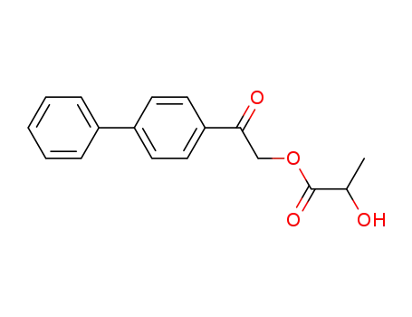 2-(biphenyl-4-yl)-2-oxoethyl 2-hydroxypropanoate