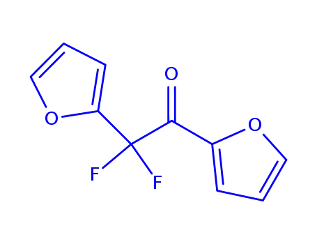 Molecular Structure of 748800-46-6 (Ethanone, 2,2-difluoro-1,2-di-2-furanyl- (9CI))