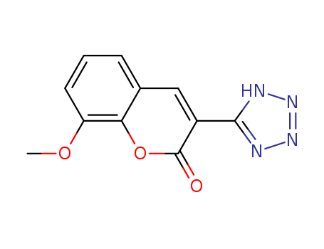 8-Methoxy-3-(1H-tetrazol-5-yl)coumarin