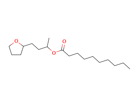 Decanoic acid,1-methyl-3-(tetrahydro-2-furanyl)propyl ester cas  7495-90-1