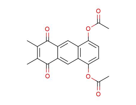 6,7-dimethyl-5,8-dioxo-5,8-dihydroanthracene-1,4-diyl diacetate