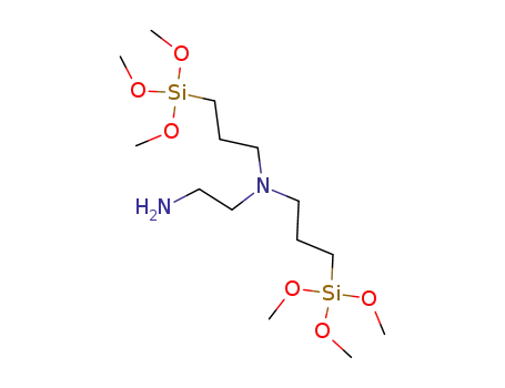 Molecular Structure of 74956-86-8 (1,2-Ethanediamine, N,N-bis3-(trimethoxysilyl)propyl-)
