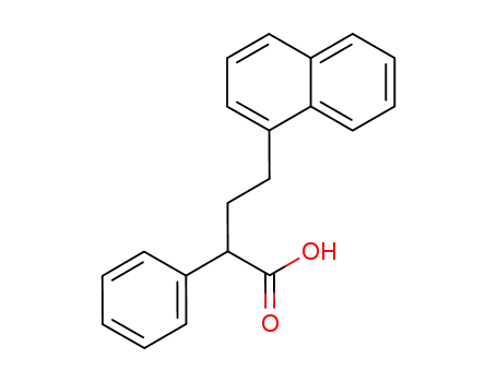 Molecular Structure of 7499-63-0 (4-(naphthalen-1-yl)-2-phenylbutanoic acid)