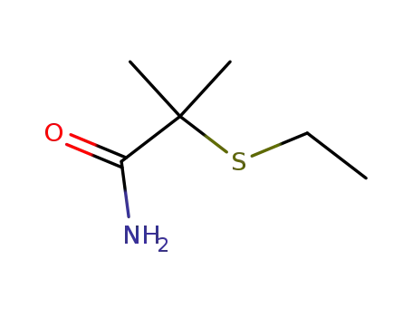 Propionamide, 2-ethylthio-2-methyl-