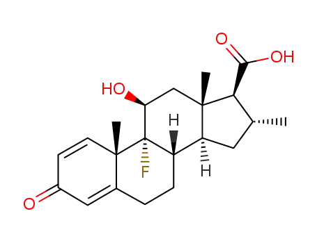 Molecular Structure of 75262-69-0 (17β-Carboxy-17-desoxy Dexamethasone)