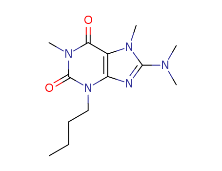 1H-Purine-2,6-dione,3-butyl-8-(dimethylamino)-3,7-dihydro-1,7-dimethyl- cas  7499-86-7