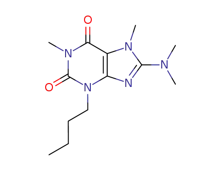 3-butyl-8-(dimethylamino)-1,7-dimethyl-3,7-dihydro-1H-purine-2,6-dione